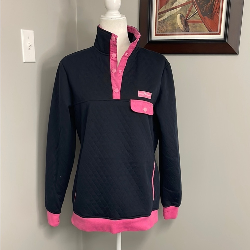 SIMPLY SOUTHERN Quilted Quarter Snap Pullover Cute Fall Winter Preppy Beach Dorm